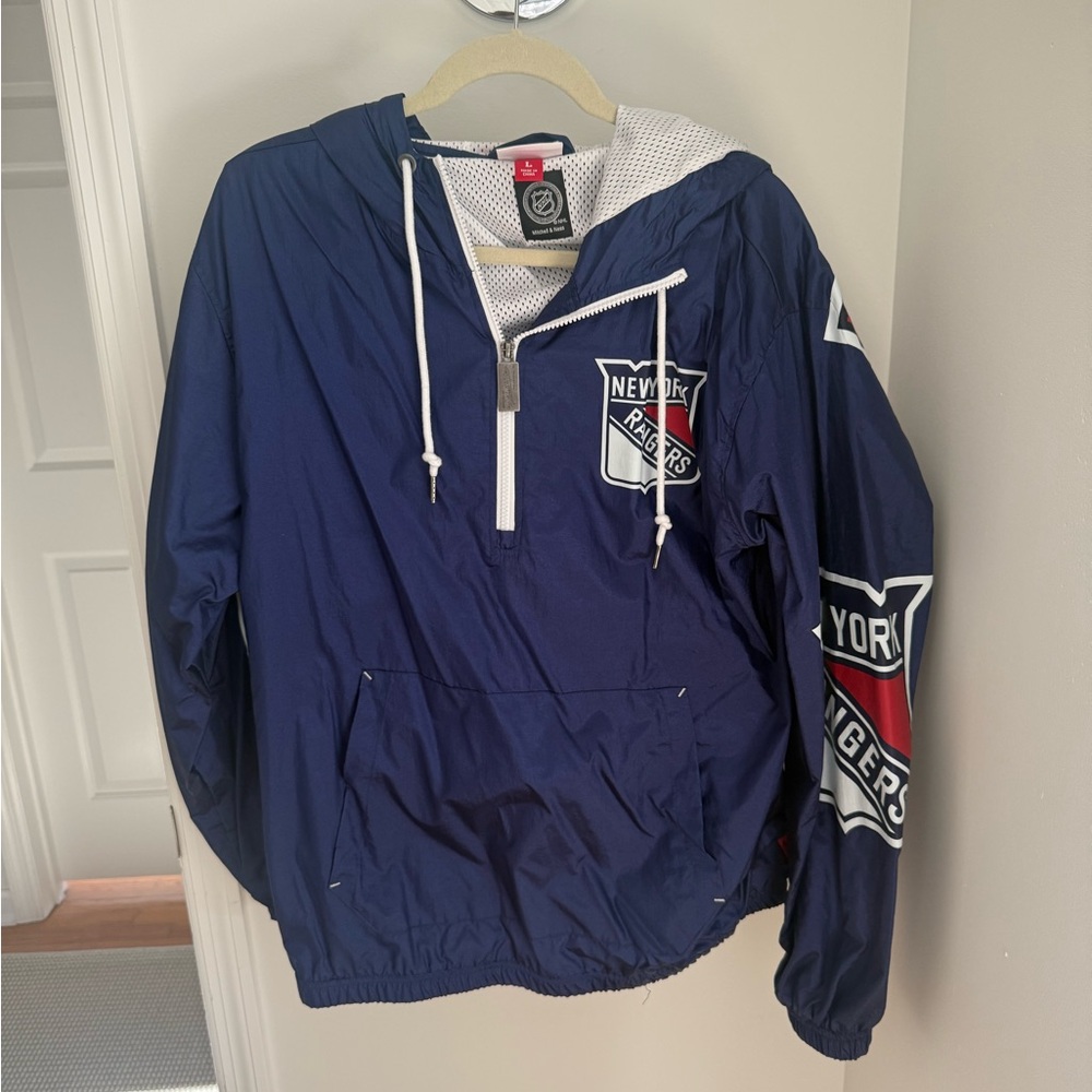New York Rangers Windbreaker Jacket Size L
